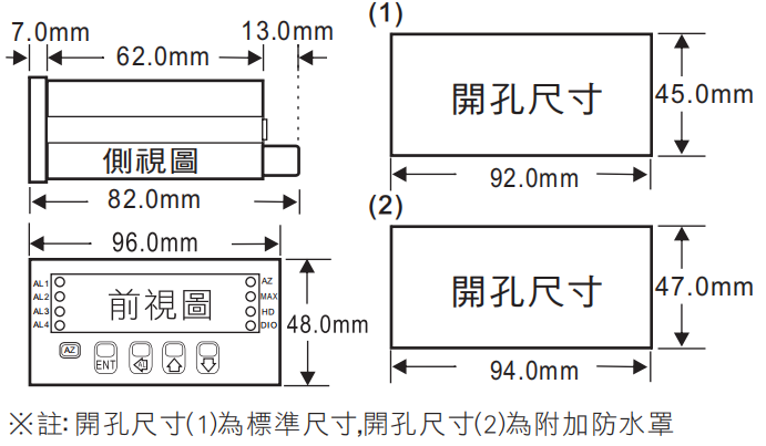 尺寸